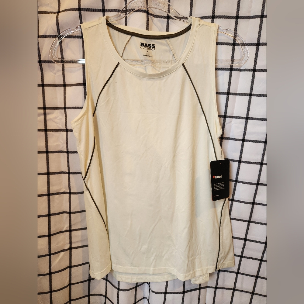 Bass Women's Cream Sleeveless Top